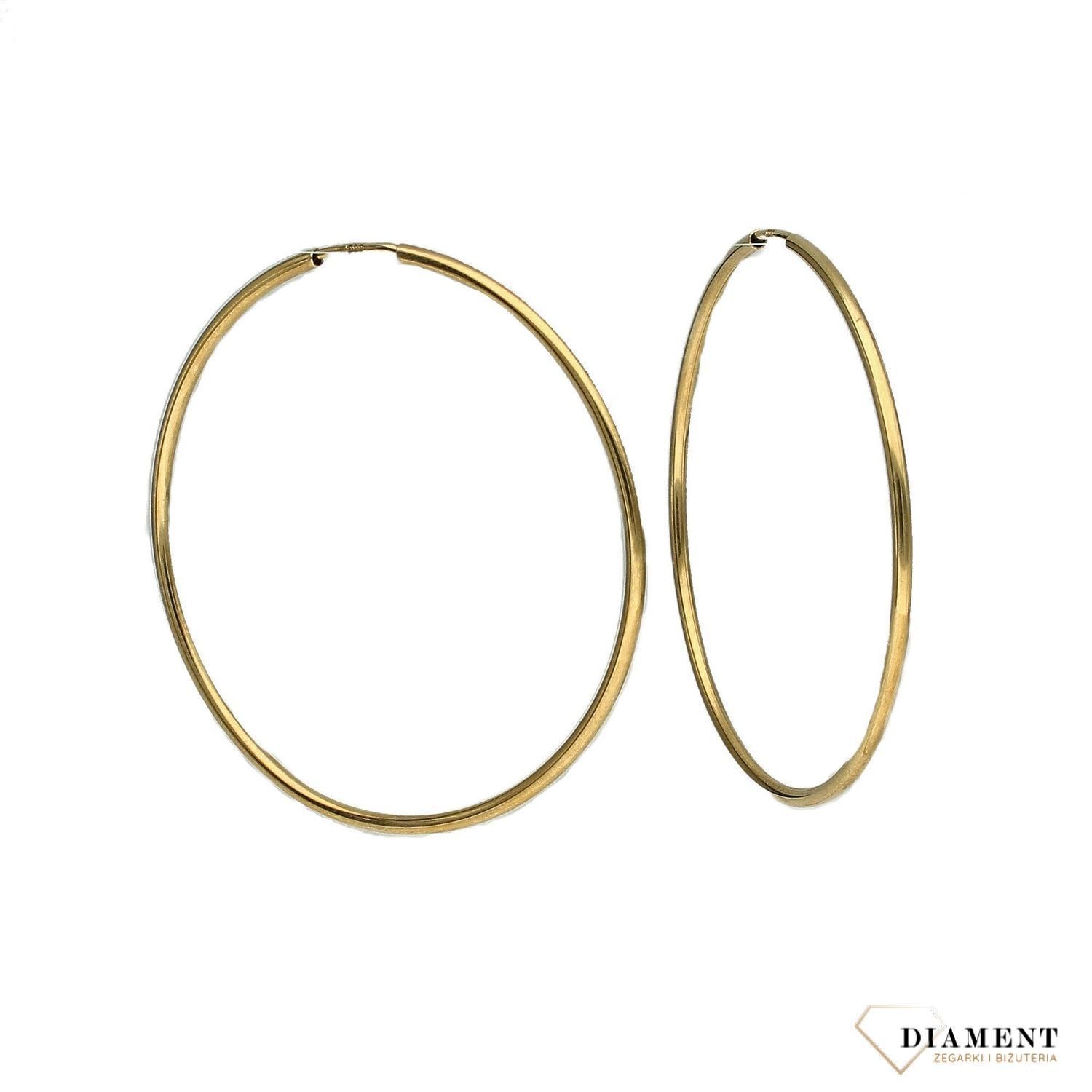 Złote kolczyki koła 333 gładkie cienkie 3 cm KL 1942E 333✓ Kolczyki złote w Sklepie z Biżuterią zegarki-diament.pl✓ Piękne i Ele.jpg